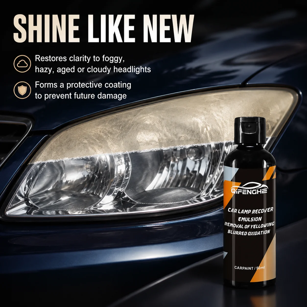 Car Headlight Renew Cream Eliminate Foggy Discoloration Recover Transparency Prevent Lamp Surface Aging And Blur
Car Headlight Renew Cream Eliminate Foggy Discoloration Recover Transparency Prevent Lamp Surface Aging And Blur