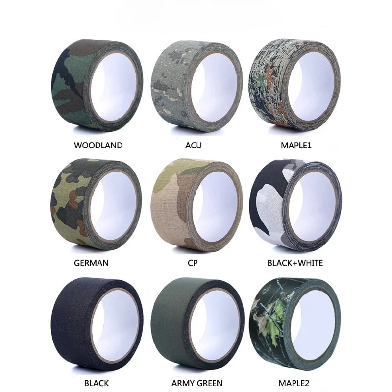 10M Multi-functional Camo Tape Self-adhesive Camouflage Hunting Waterproof Non-Slip Stealth Tape Webing
10M Multi-functional Camo Tape Self-adhesive Camouflage Hunting Waterproof Non-Slip Stealth Tape Webing