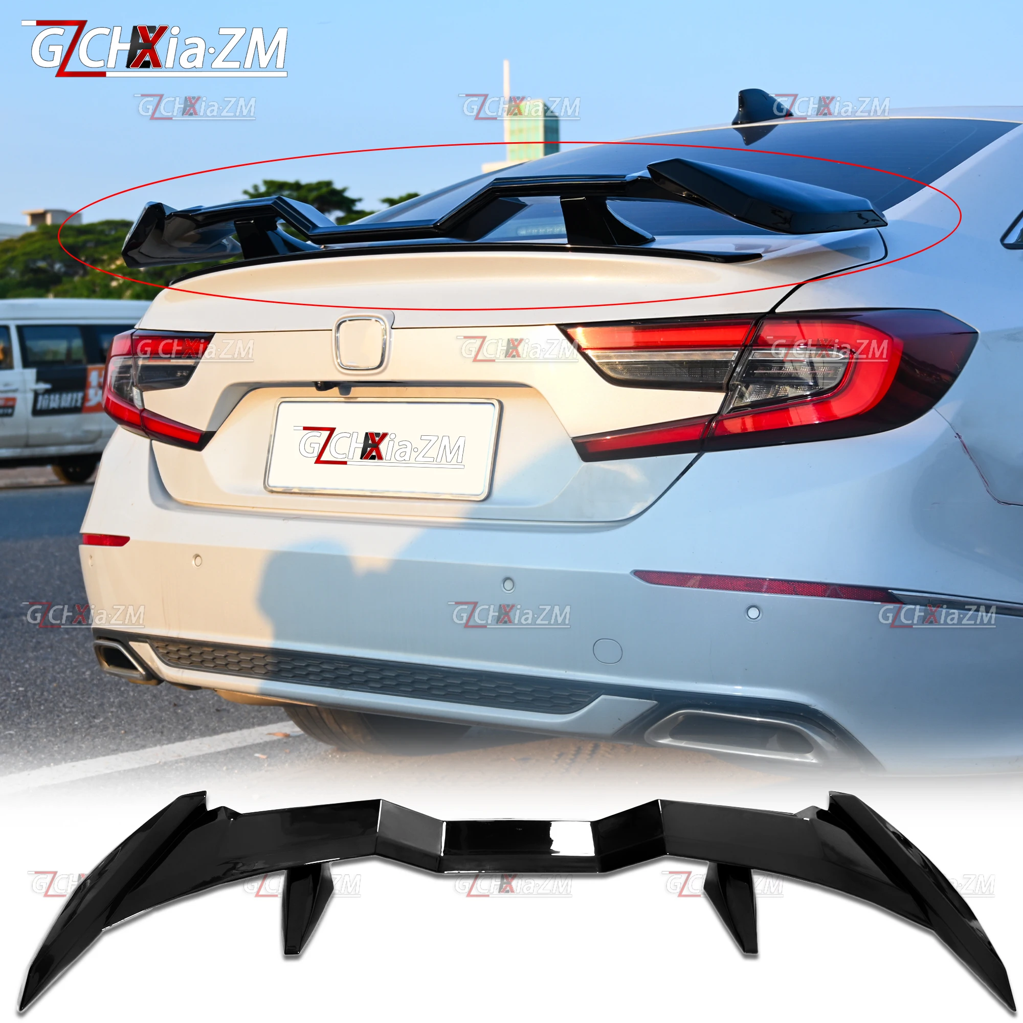 For 2018-2022 Honda 10th Accord Upgraded WD Style Rear Spoiler ABS Material Body Aerodynamic Kit Tail Diffuser Accessories
For 2018-2022 Honda 10th Accord Upgraded WD Style Rear Spoiler ABS Material Body Aerodynamic Kit Tail Diffuser Accessories
