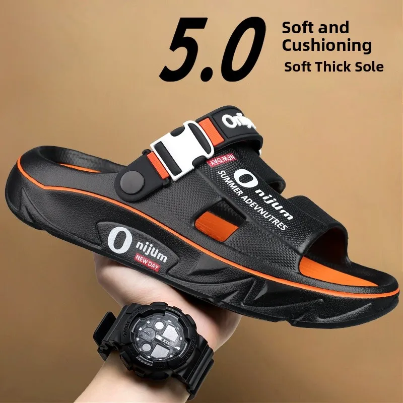 Men's Summer Outdoor Sports Sandals Anti-Slip Wear-Resistant Beach Slippers Comfortable Flat Heel Quotidian EVA Material
Men's Summer Outdoor Sports Sandals Anti-Slip Wear-Resistant Beach Slippers Comfortable Flat Heel Quotidian EVA Material