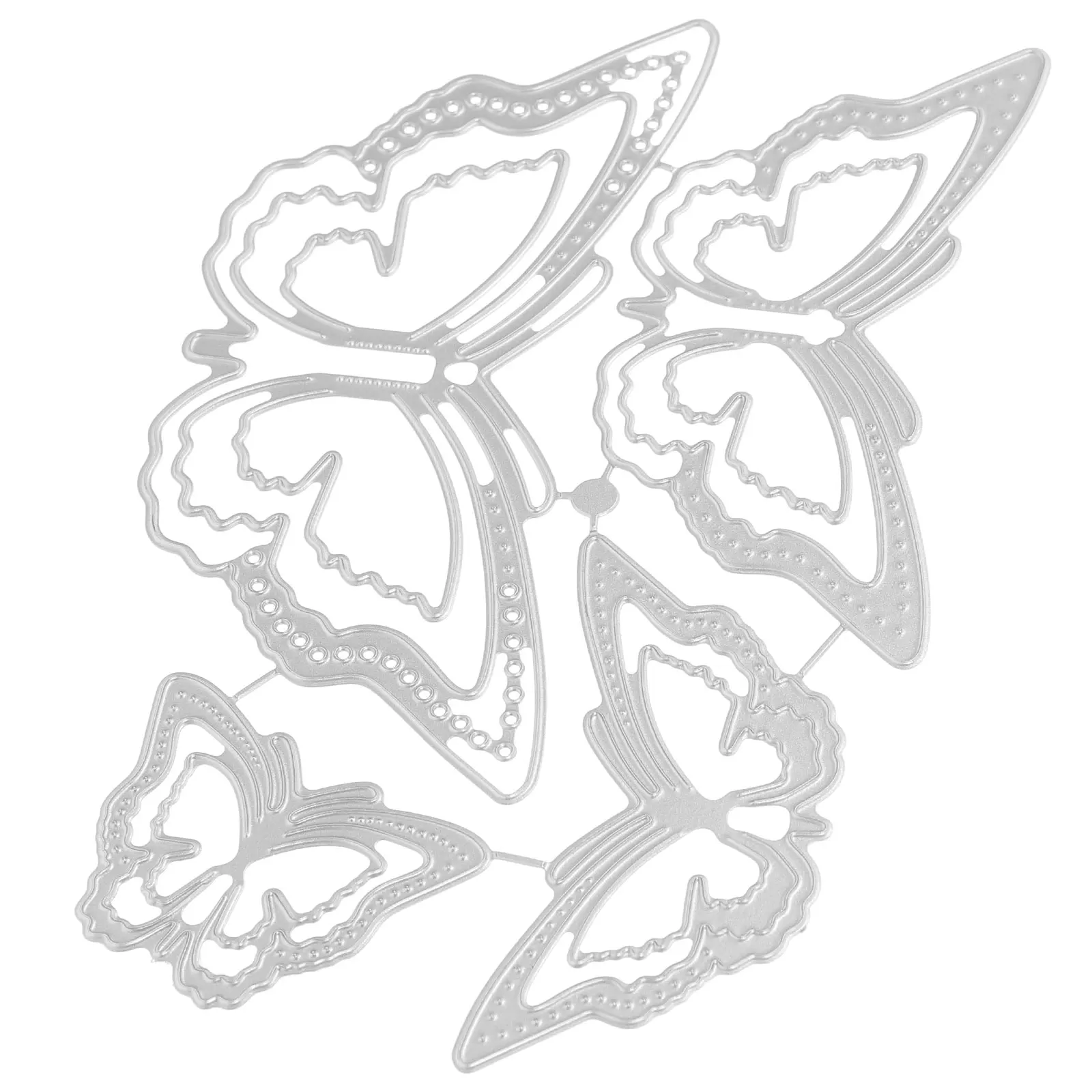 4 Silver Butterfly Carbon Steel Cutting Dies Scrapbooking Card Making Paper Crafts Reusable Mold EmbossingFolders Storage
4 Silver Butterfly Carbon Steel Cutting Dies Scrapbooking Card Making Paper Crafts Reusable Mold EmbossingFolders Storage