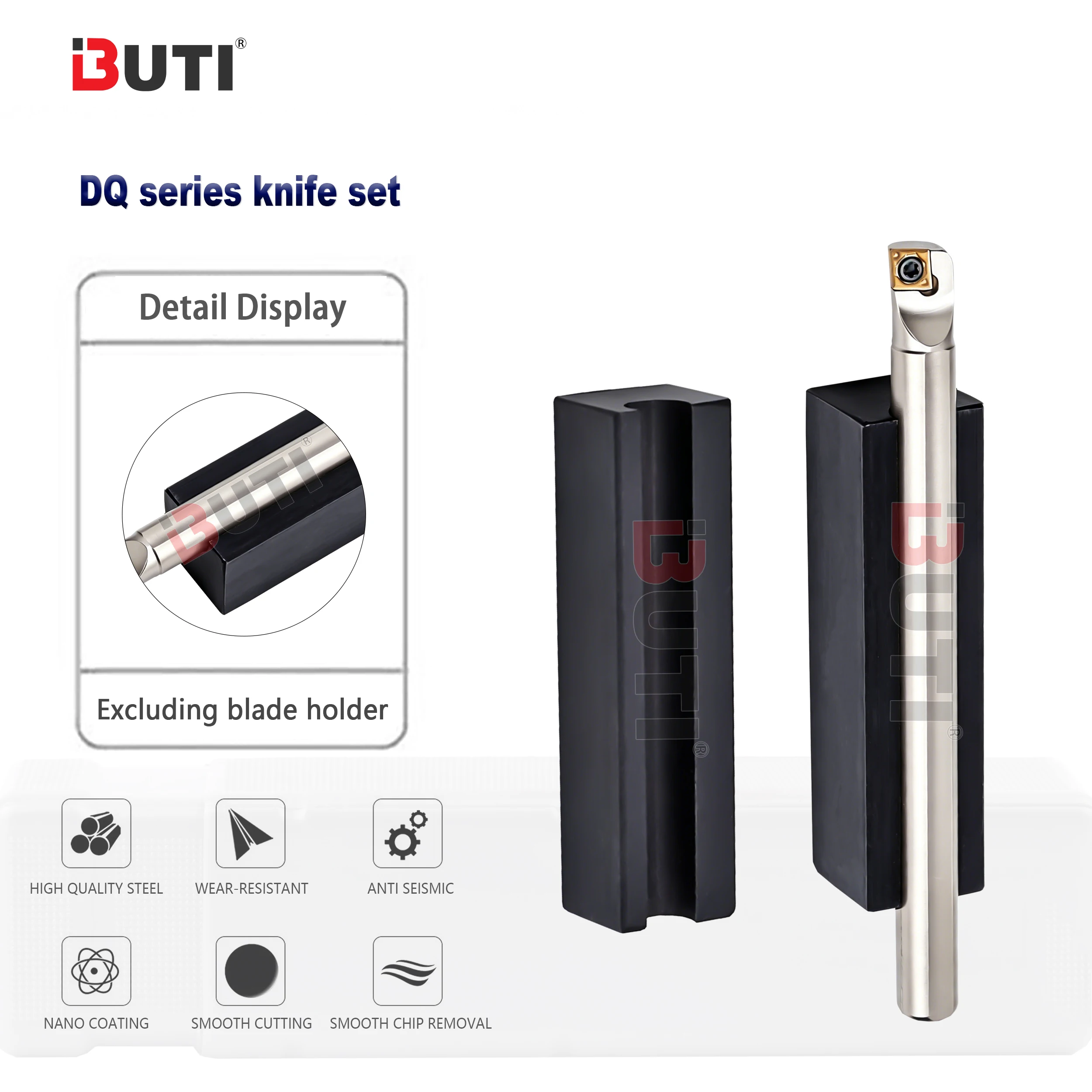 DQ Knife Sheath DQ-1620-D06/07/08/10/12/14/16 DQ-2020-D16 Small Inner Hole Shock-absorbing Auxiliary Conversion Cutter Sleeve
DQ Knife Sheath DQ-1620-D06/07/08/10/12/14/16 DQ-2020-D16 Small Inner Hole Shock-absorbing Auxiliary Conversion Cutter Sleeve
