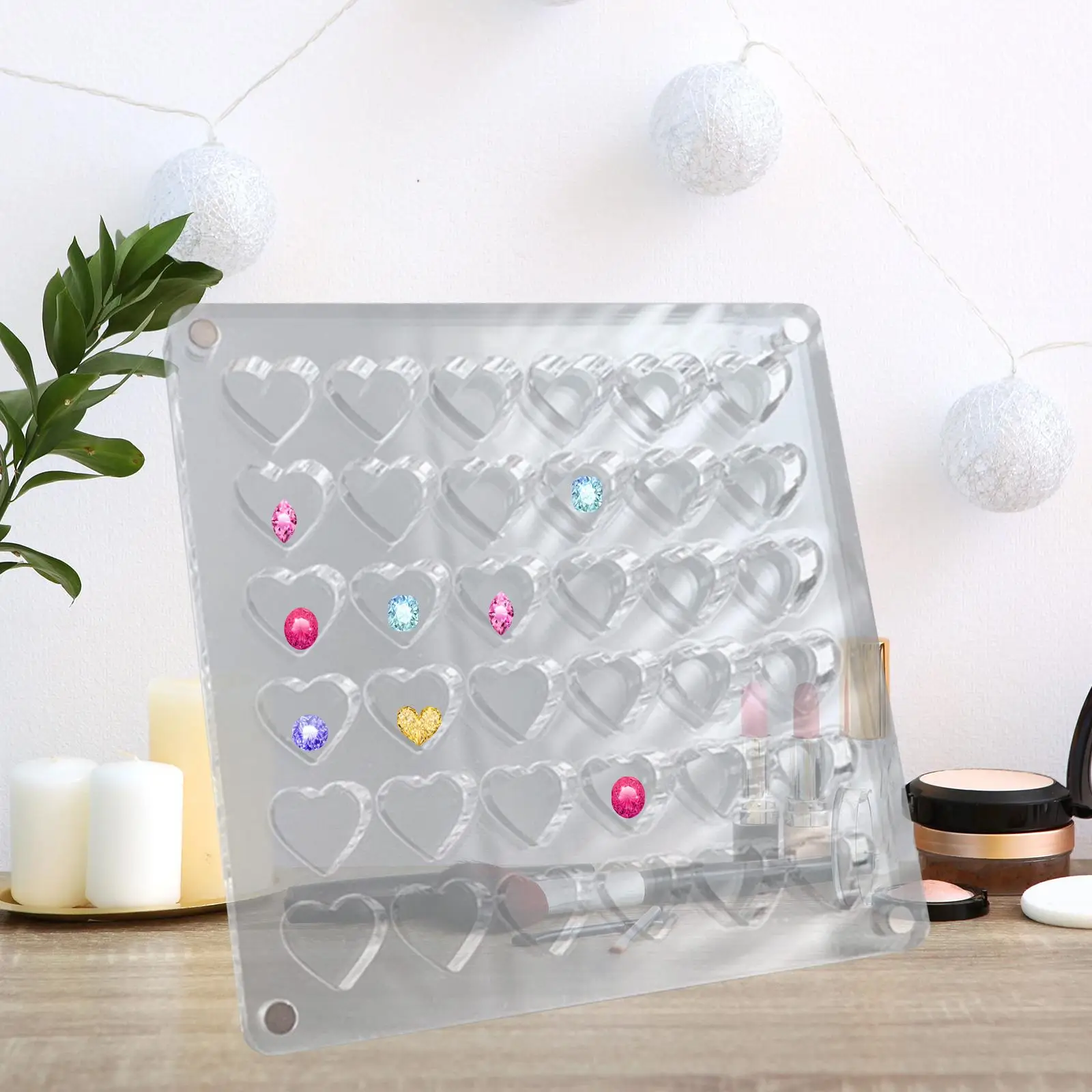 36 Grids Desktop False Nail Storage Case Acrylic Jewelry Storage Box Holder
36 Grids Desktop False Nail Storage Case Acrylic Jewelry Storage Box Holder