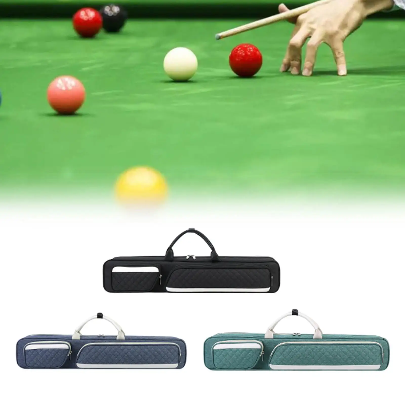 Billiard Cue Transport Bag with Shoulder Straps and Carry Handle for Easy Travel
Billiard Cue Transport Bag with Shoulder Straps and Carry Handle for Easy Travel