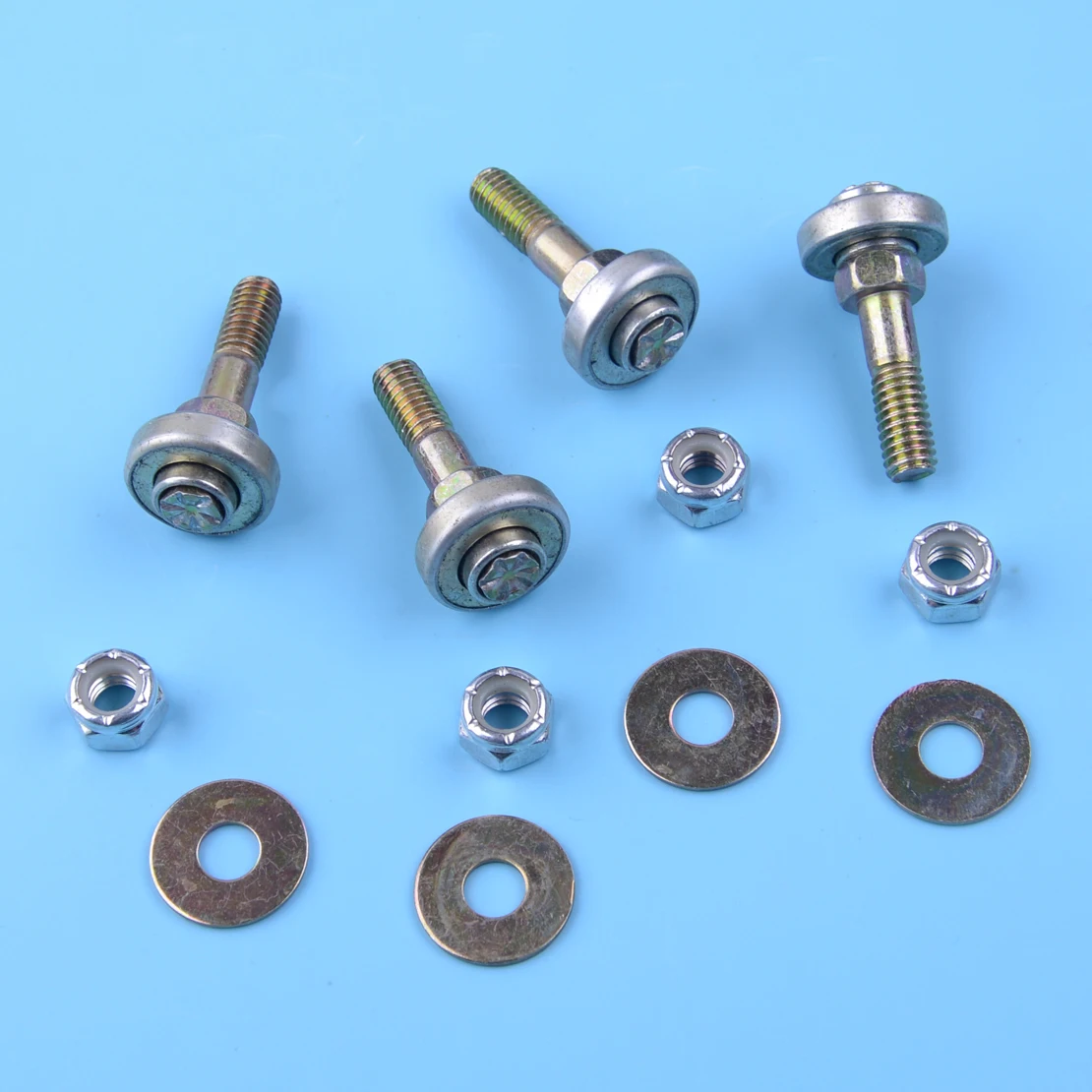 Silver 4 Set of M8x45mm Furniture Rocking Chair Bearing Connecting Piece Screws Bolts Kits Accessories
Silver 4 Set of M8x45mm Furniture Rocking Chair Bearing Connecting Piece Screws Bolts Kits Accessories