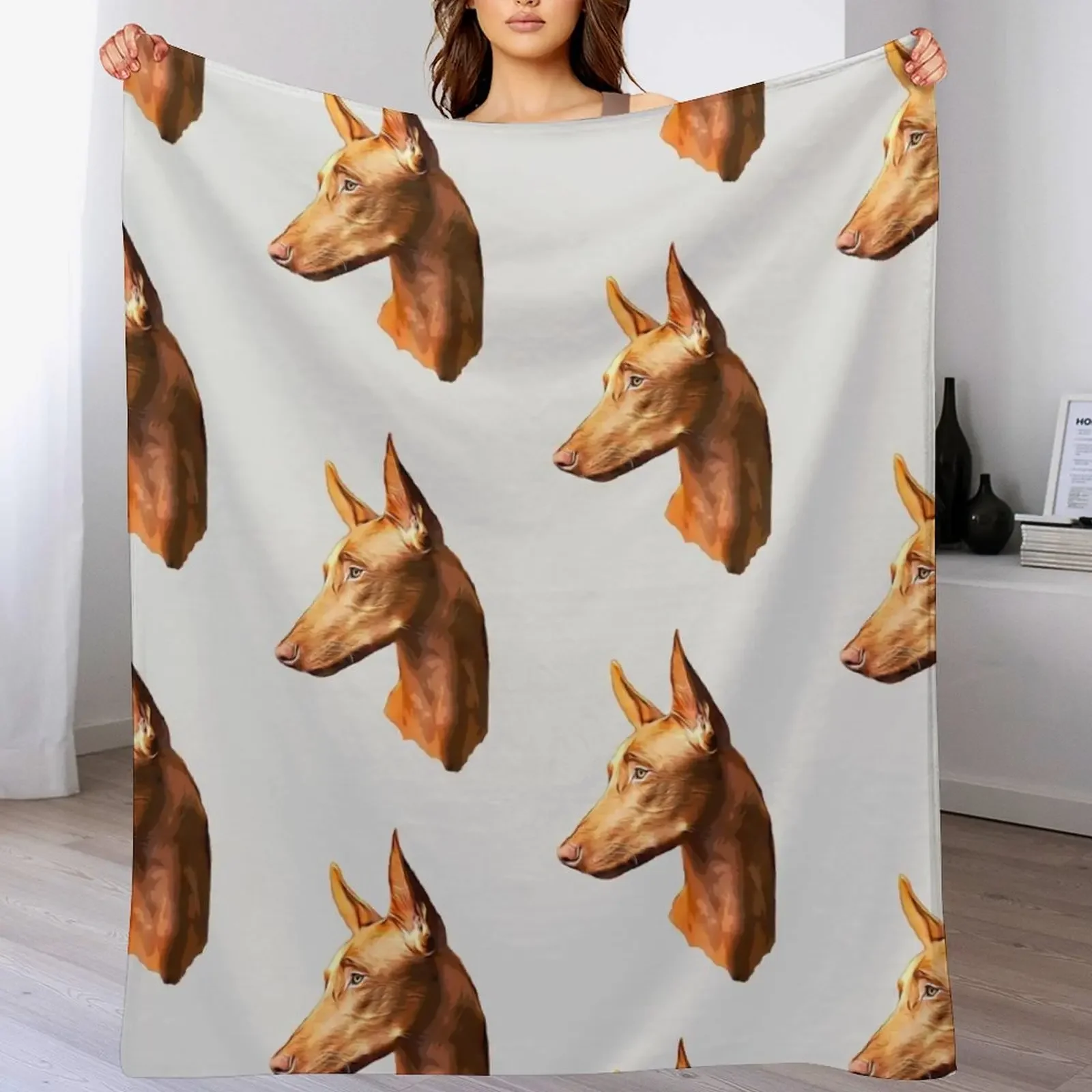 Pharaoh Hound Throw Blanket Decorative Soft Throw Blanket for Couch Sofa
Pharaoh Hound Throw Blanket Decorative Soft Throw Blanket for Couch Sofa