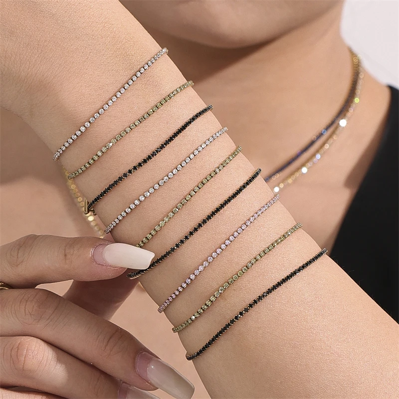 Ailodo Stainless Steel Delicate Zircon Tennis Bracelets For Women Elegant Party Wedding Bracelets Simple Fashion Jewelry Gift
Ailodo Stainless Steel Delicate Zircon Tennis Bracelets For Women Elegant Party Wedding Bracelets Simple Fashion Jewelry Gift