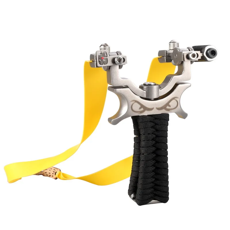 New 304 Stainless Steel Slingshot High-precision 360-degree Rotating Bowhead Catapult Outdoor Hunting Accessories Shooting Sling
New 304 Stainless Steel Slingshot High-precision 360-degree Rotating Bowhead Catapult Outdoor Hunting Accessories Shooting Sling