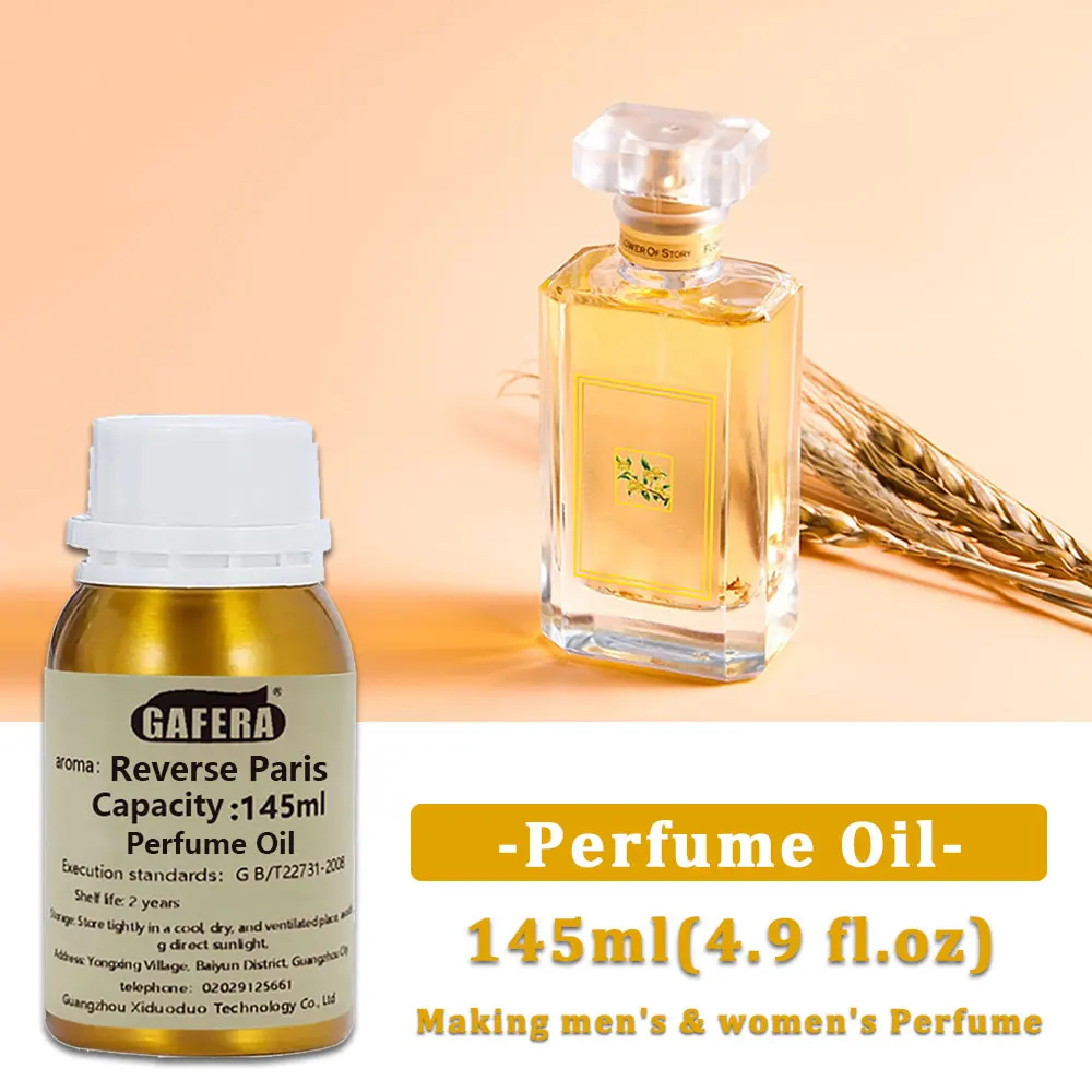GAFERA 145ml(4.9 fl.oz) Reverse Paris Perfume Oil Essential Oil For DIY Women's Perfume, Handmade Self-Adjusting Brand Fragrance
GAFERA 145ml(4.9 fl.oz) Reverse Paris Perfume Oil Essential Oil For DIY Women's Perfume, Handmade Self-Adjusting Brand Fragrance