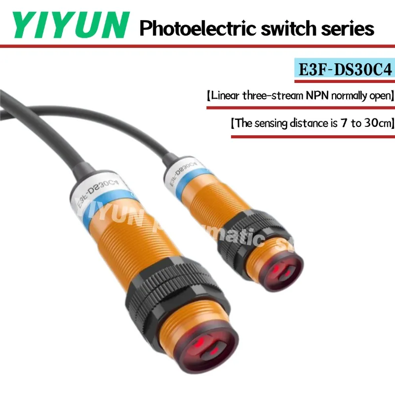 Инфракрасный диффузный фотоэлектрический переключатель E3F-DS10Y1 E3F-DS10Y2 AC 220 В двухпроводной нормально открытый бесконтактный переключатель 5 шт.
Инфракрасный диффузный фотоэлектрический переключатель E3F-DS10Y1 E3F-DS10Y2 AC 220 В двухпроводной нормально открытый бесконтактный переключатель 5 шт.