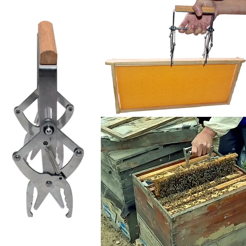 Bee Hive Frame Holder Beehive Frame Lifter Horizontal Bar Capture Frame Grip Holder Beehive Clip Clamp Grasp Beekeeping Tools 
Bee Hive Frame Holder Beehive Frame Lifter Horizontal Bar Capture Frame Grip Holder Beehive Clip Clamp Grasp Beekeeping Tools