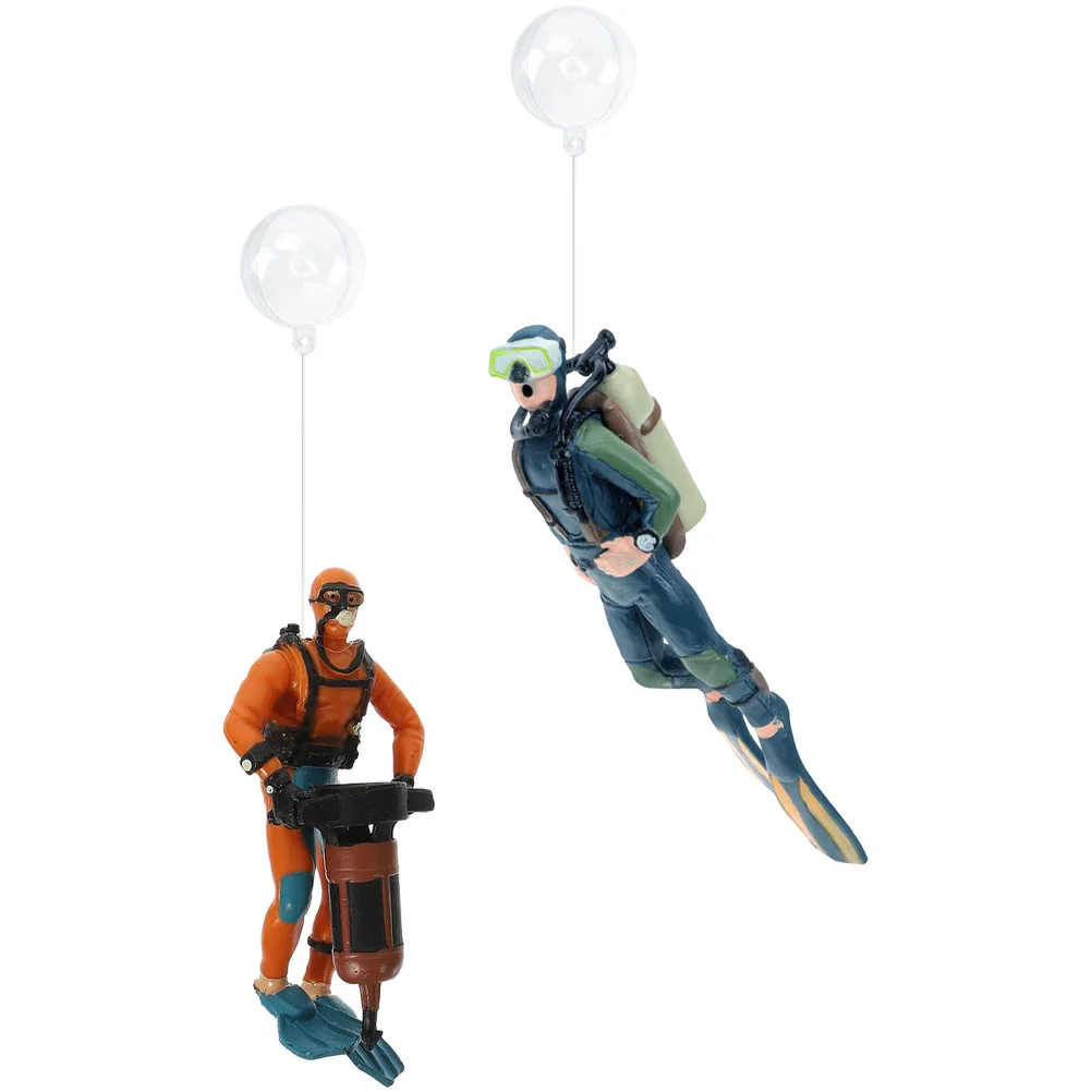 2 Pcs Fish Tank Diver Plastic Figurine Floating Decoration Ornament Accessories Models Aquarium Simulated Landscape Toy
2 Pcs Fish Tank Diver Plastic Figurine Floating Decoration Ornament Accessories Models Aquarium Simulated Landscape Toy