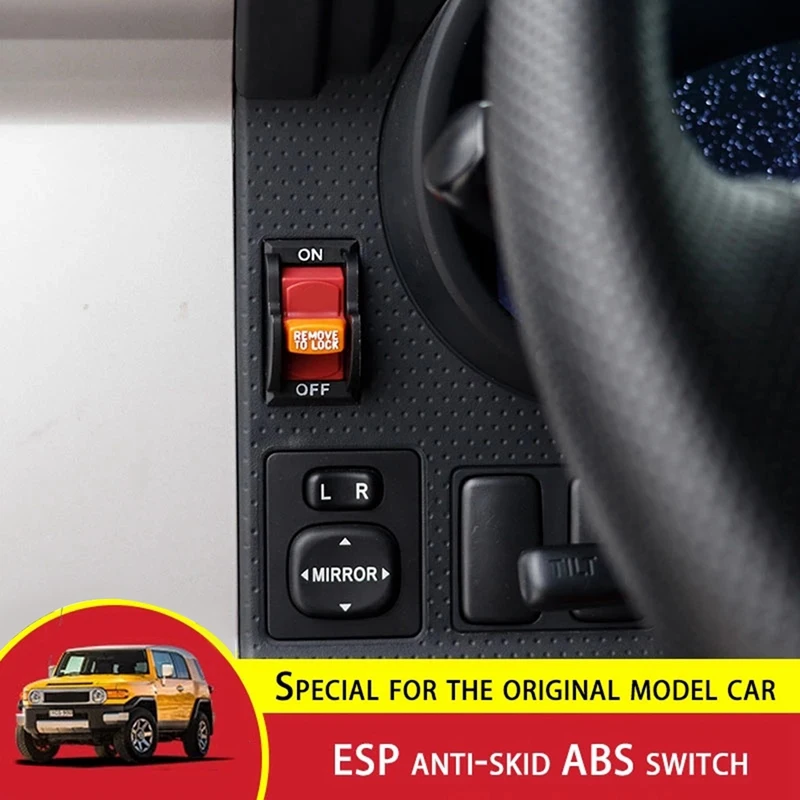 ESP Anti-Skid ABS Switch Mud Escape Switch Accessory For Toyota Fj Cruiser Prado Wheel System Modification Off-Road Non-Slip
ESP Anti-Skid ABS Switch Mud Escape Switch Accessory For Toyota Fj Cruiser Prado Wheel System Modification Off-Road Non-Slip