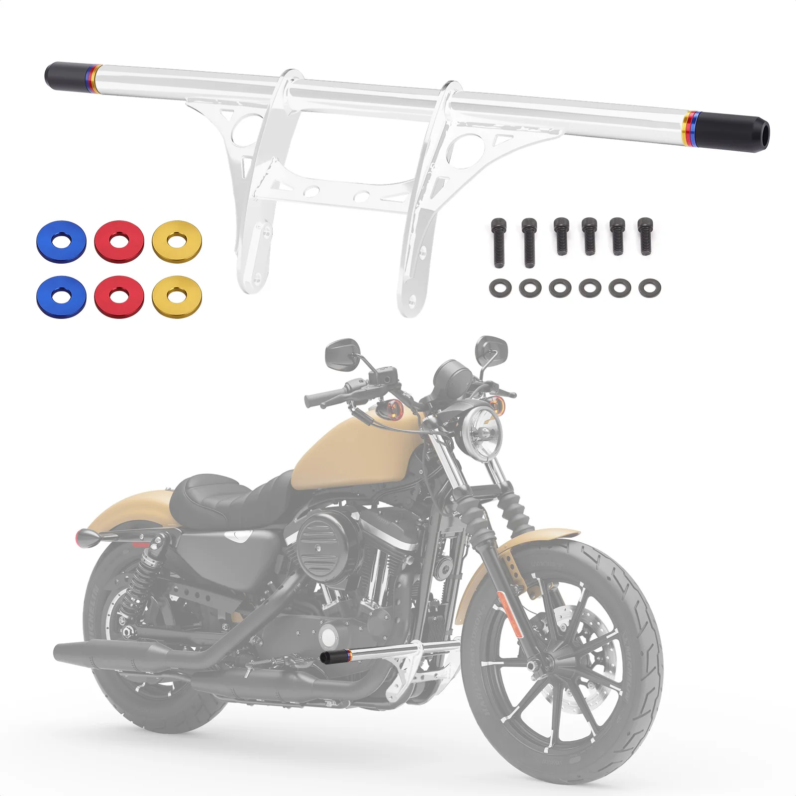 Motorcycle Chrome Front Highway Engine Guard Crash Bar for Harley Sportster 883 1200 2004-2025 Accessories
Motorcycle Chrome Front Highway Engine Guard Crash Bar for Harley Sportster 883 1200 2004-2025 Accessories