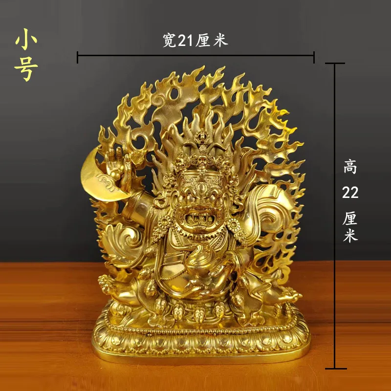 Pure copper tantric Tibetan Nepalese finely crafted black robe Vajra protector two-armed big black sky Mahagala ornament
Pure copper tantric Tibetan Nepalese finely crafted black robe Vajra protector two-armed big black sky Mahagala ornament