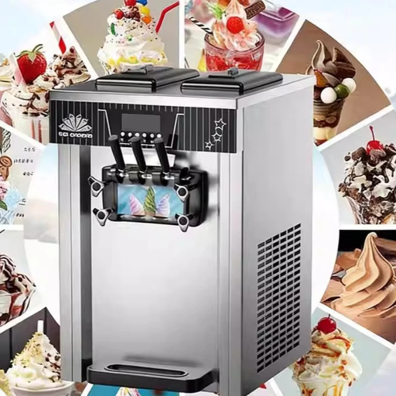 Commercial Ice Cream Maker Automatic Vertical Soft Ice Cream Maker Aesthetic High Restaurant Furniture Gelatiera XY60ICM
Commercial Ice Cream Maker Automatic Vertical Soft Ice Cream Maker Aesthetic High Restaurant Furniture Gelatiera XY60ICM