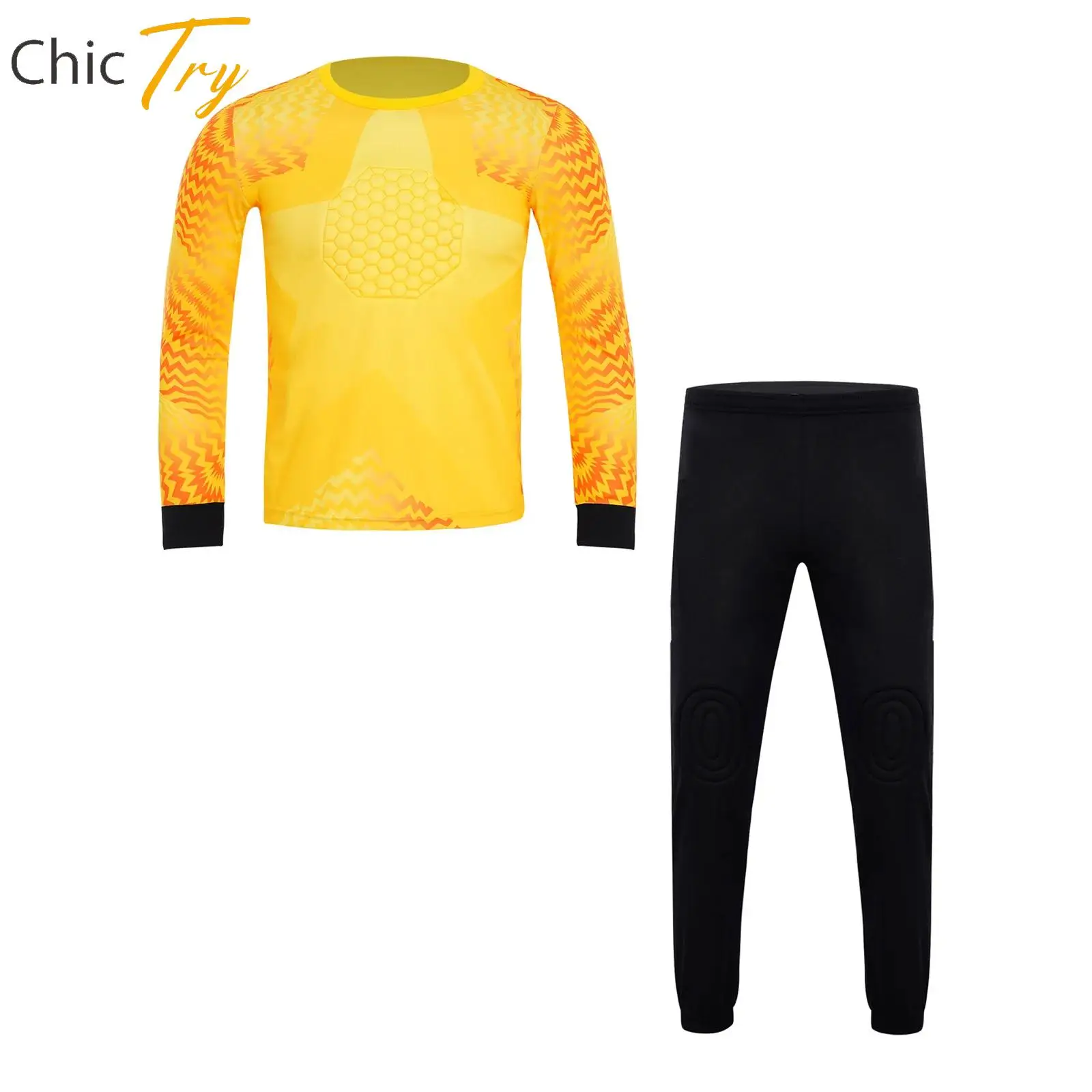 Детская футбольная форма, комплект вратарской экипировки для мальчиков, быстросохнущая, с длинными рукавами, с мягкой подкладкой, вратарская футболка + брюки, спортивный костюм, тренировочный комплект
Детская футбольная форма, комплект вратарской экипировки для мальчиков, быстросохнущая, с длинными рукавами, с мягкой подкладкой, вратарская футболка + брюки, спортивный костюм, тренировочный комплект