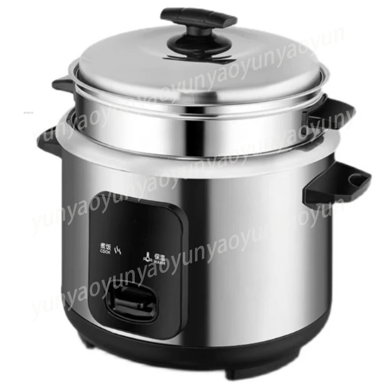 304 Stainless Steel Smart Rice Cooker, Non-Coated Inner Pot Old StyleMulti-FunctionElectric Cooker with Steamer
304 Stainless Steel Smart Rice Cooker, Non-Coated Inner Pot Old StyleMulti-FunctionElectric Cooker with Steamer