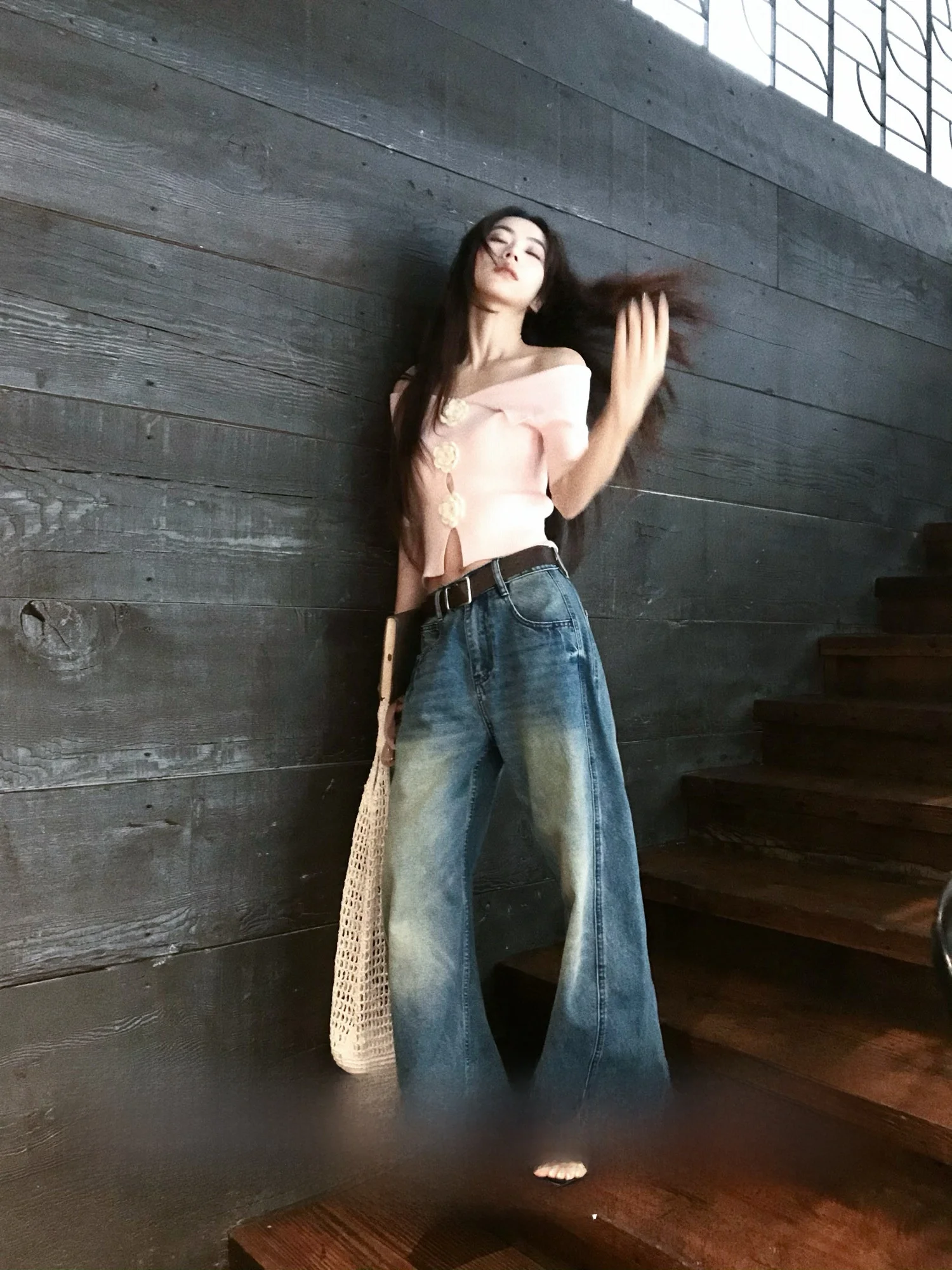 American Retro Wide Leg Knife Jeans New Arrival Street Sle High Waist Cotton Blend Casual Commute Faion Ladies Jeans
American Retro Wide Leg Knife Jeans New Arrival Street Sle High Waist Cotton Blend Casual Commute Faion Ladies Jeans