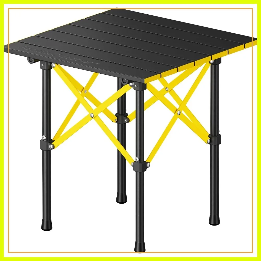 Portable Folding Roll Up Camping Table with Lightweight Aluminum Top & Carry Bag for BBQ, Picnic, Tailgating, Backyard
Portable Folding Roll Up Camping Table with Lightweight Aluminum Top & Carry Bag for BBQ, Picnic, Tailgating, Backyard