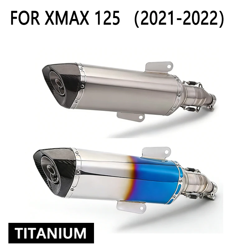 Slip on for Xmax 125 X MAX125 Xmax125 2021 2022 Full Systems Motorcycle Exhaust Escape Titanium Alloy Link Pipe Carbon Muffler
Slip on for Xmax 125 X MAX125 Xmax125 2021 2022 Full Systems Motorcycle Exhaust Escape Titanium Alloy Link Pipe Carbon Muffler