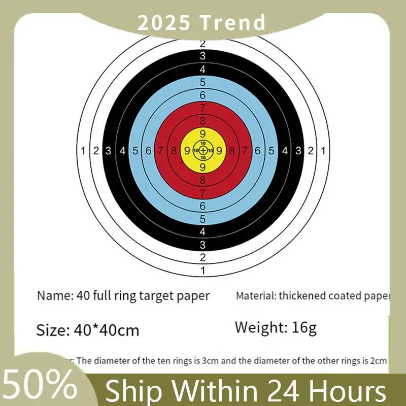 A35F New Full Ring Target Paper Archery Hall Competition Recurve Bow Compound Pulley Bow Archery Coated Paper
A35F New Full Ring Target Paper Archery Hall Competition Recurve Bow Compound Pulley Bow Archery Coated Paper