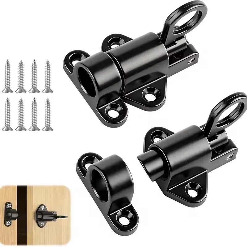 1pc Sliding Ring Door Pin/Automatic SashLock Aluminum Alloy Door Latch Self-Closing Door Bolt Home Hardware Accessories
1pc Sliding Ring Door Pin/Automatic SashLock Aluminum Alloy Door Latch Self-Closing Door Bolt Home Hardware Accessories