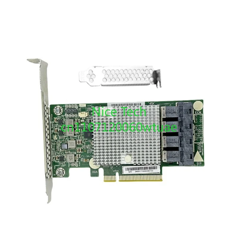 SH16 L3216 12Gb 4 Port 3008 Chip IT Mode HBA PCIe Expansion Card SFF8643 9305 16i Controller
SH16 L3216 12Gb 4 Port 3008 Chip IT Mode HBA PCIe Expansion Card SFF8643 9305 16i Controller