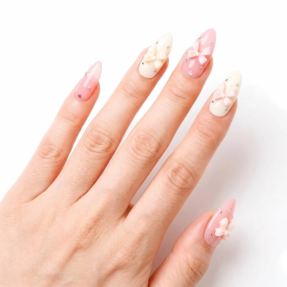 3D Ribbon Bow Press On Nails Balletcore Aesthetic Pink Gradient Fake Nails Reusable Handmade Gel Coquette Ballerina
3D Ribbon Bow Press On Nails Balletcore Aesthetic Pink Gradient Fake Nails Reusable Handmade Gel Coquette Ballerina