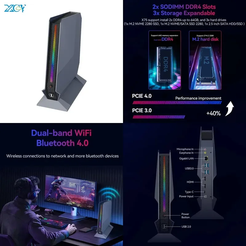 【CHIMU HOME】 Gaming Mini PC Core i9-12900H RTX 4060 64GB 2TB NVMe
【CHIMU HOME】 Gaming Mini PC Core i9-12900H RTX 4060 64GB 2TB NVMe
