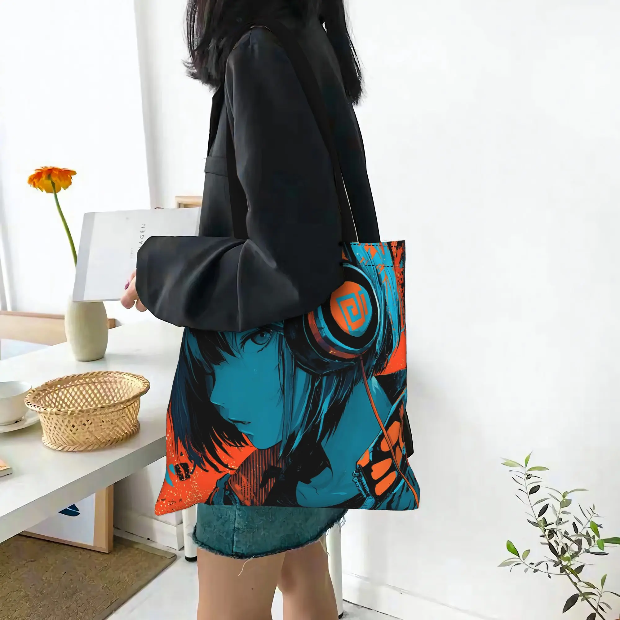 bags for woman 2026 Cool anime character Reusable Double Sided Canvas Tote Bag Shoulder Handbag
bags for woman 2026 Cool anime character Reusable Double Sided Canvas Tote Bag Shoulder Handbag
