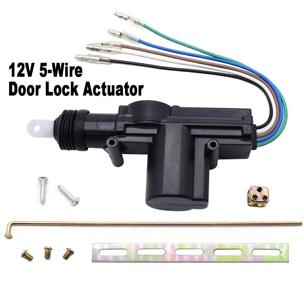 12V Universal Car Door Power Central Lock Motor Kit With 5-Wire Actuator Auto Vehicle Electric Remote Locking System Accessories
12V Universal Car Door Power Central Lock Motor Kit With 5-Wire Actuator Auto Vehicle Electric Remote Locking System Accessories