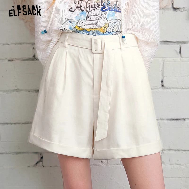 ELFSACK High-Waisted Belted Utility Shorts, Casual Wide-Leg Shorts
ELFSACK High-Waisted Belted Utility Shorts, Casual Wide-Leg Shorts