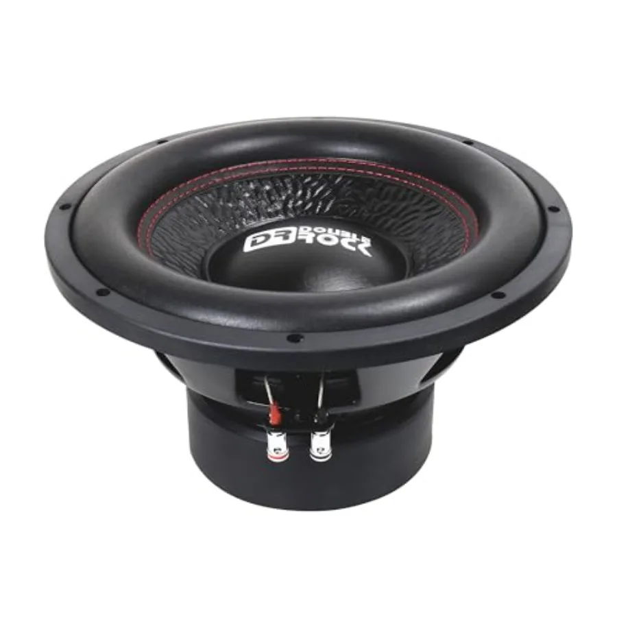 Car audio subwoofer, pressed paper cone, black, high-excursion dual 4-ohm design with 2.5 high-temp copper voice coil and 1200W
Car audio subwoofer, pressed paper cone, black, high-excursion dual 4-ohm design with 2.5 high-temp copper voice coil and 1200W
