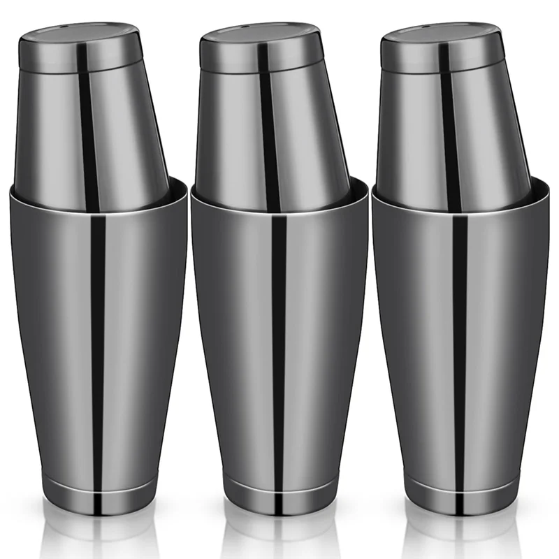 ABBN-3Sets Коктейльные шейкеры Профессиональный барный шейкер Бостонский шейкер Набор из нержавеющей стали Шейкер для мартини Миксер для напитков (пистолет черный) Dura
ABBN-3Sets Коктейльные шейкеры Профессиональный барный шейкер Бостонский шейкер Набор из нержавеющей стали Шейкер для мартини Миксер для напитков (пистолет черный) Dura