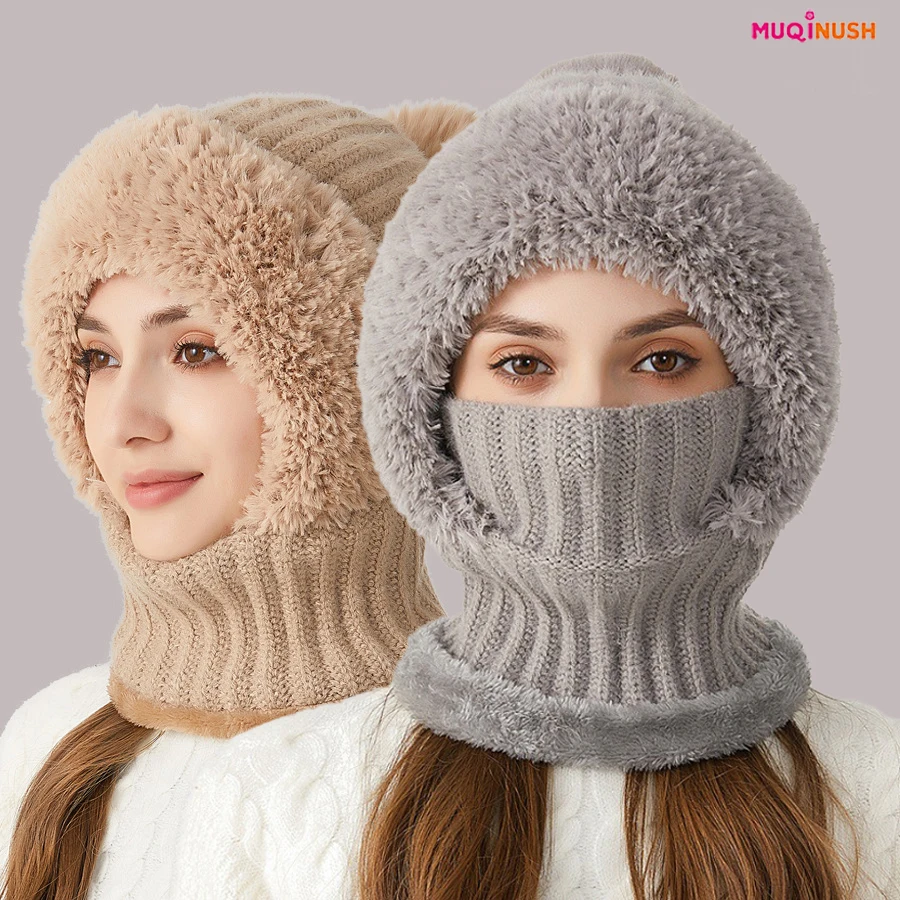 1 Piece Integrated Ear Protection Windproof Cap Scarf, Winter Warm Knitting Thick Warm Ear Guard Hat Scarf for Women Men
1 Piece Integrated Ear Protection Windproof Cap Scarf, Winter Warm Knitting Thick Warm Ear Guard Hat Scarf for Women Men