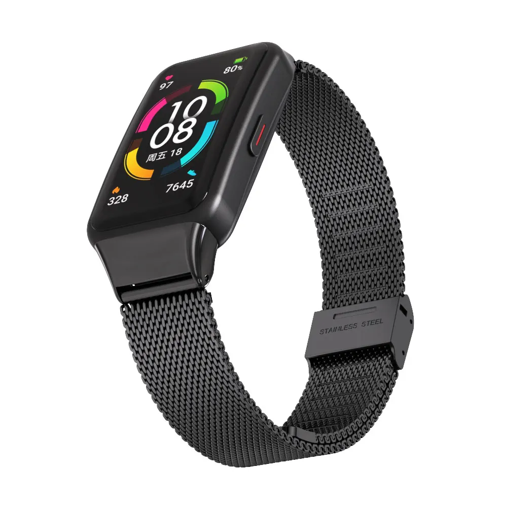 Металлический браслет для Honor Band 6, ремешок для Huawei Band 6, ремешок из нержавеющей стали, аксессуары для Huawei Band 6 Pro
Металлический браслет для Honor Band 6, ремешок для Huawei Band 6, ремешок из нержавеющей стали, аксессуары для Huawei Band 6 Pro