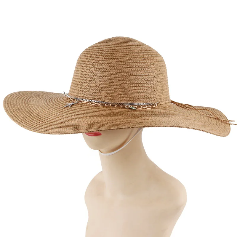 Women's Summer Wide-brimmed Sun Hat For Vacation, Travel, Outdoor Straw Hat, Beach Sun Protection Hat
Women's Summer Wide-brimmed Sun Hat For Vacation, Travel, Outdoor Straw Hat, Beach Sun Protection Hat