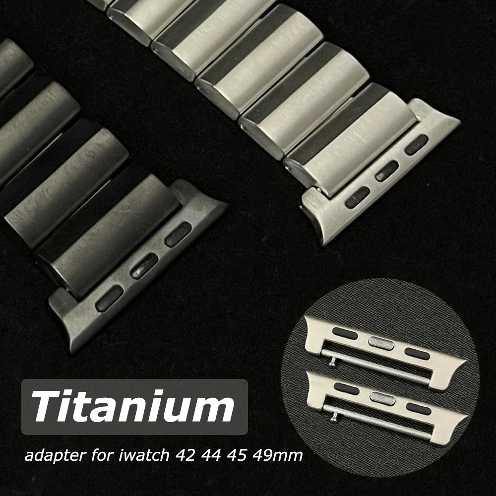 Титановый разъем для Apple Watch Band Ultra 49 мм 45 46 мм 44 мм Разъемы Аксессуары Адаптер для iwatch серии 10 9 8 7 6 5 se
Титановый разъем для Apple Watch Band Ultra 49 мм 45 46 мм 44 мм Разъемы Аксессуары Адаптер для iwatch серии 10 9 8 7 6 5 se