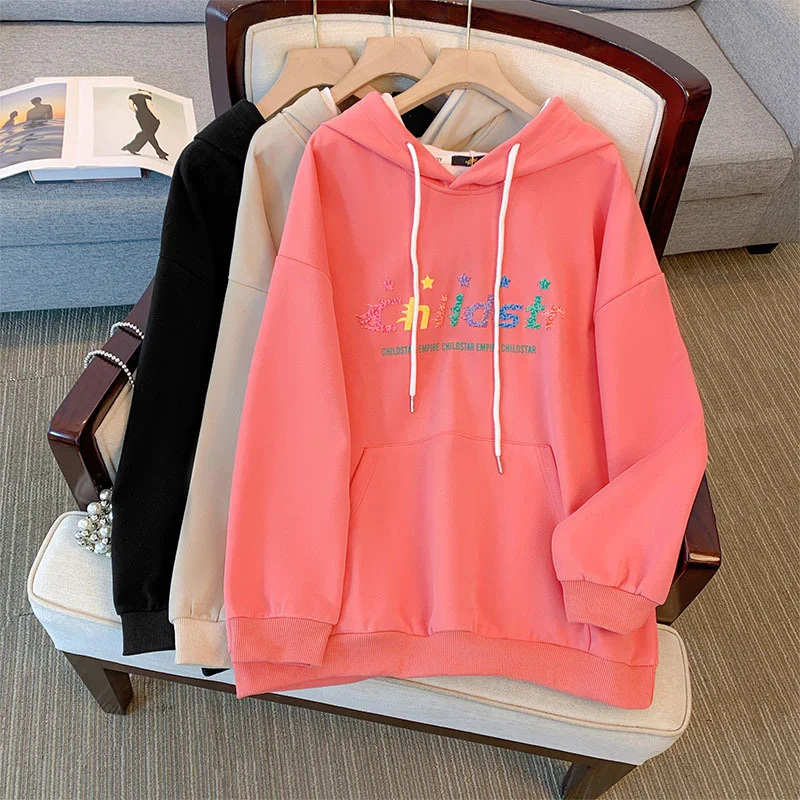 Oversize XXL-6XL Women Sweatshirts Hoodies Autumn Winter Cotton Casual Tops Female Letter Print Largesize Pullover Loose Outwear
Oversize XXL-6XL Women Sweatshirts Hoodies Autumn Winter Cotton Casual Tops Female Letter Print Largesize Pullover Loose Outwear