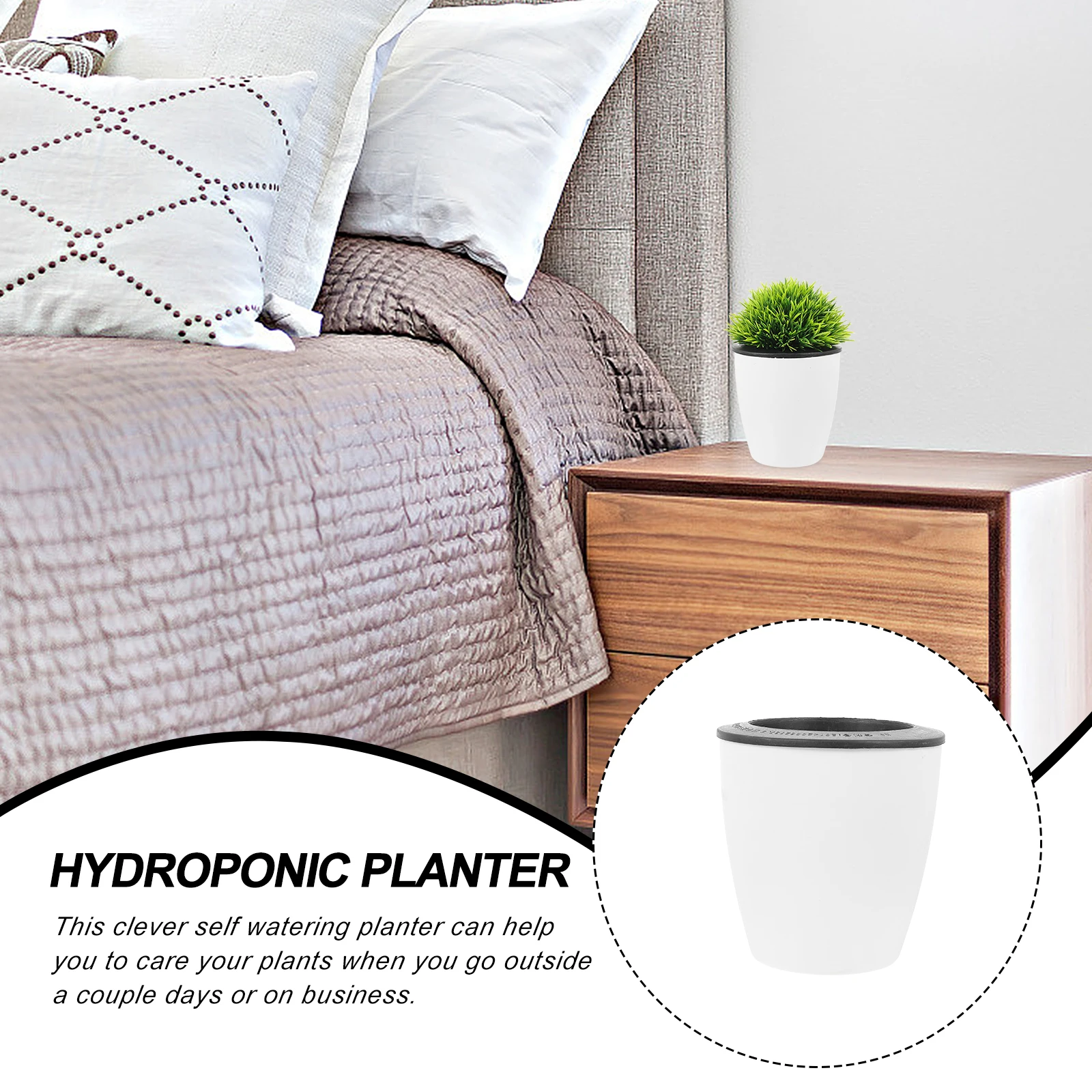 10pcs Automatic Water Absorption Flower Pot Self Watering Planter Plastic Indoor Outdoor Gardening Hydroponic Container Cotton
10pcs Automatic Water Absorption Flower Pot Self Watering Planter Plastic Indoor Outdoor Gardening Hydroponic Container Cotton