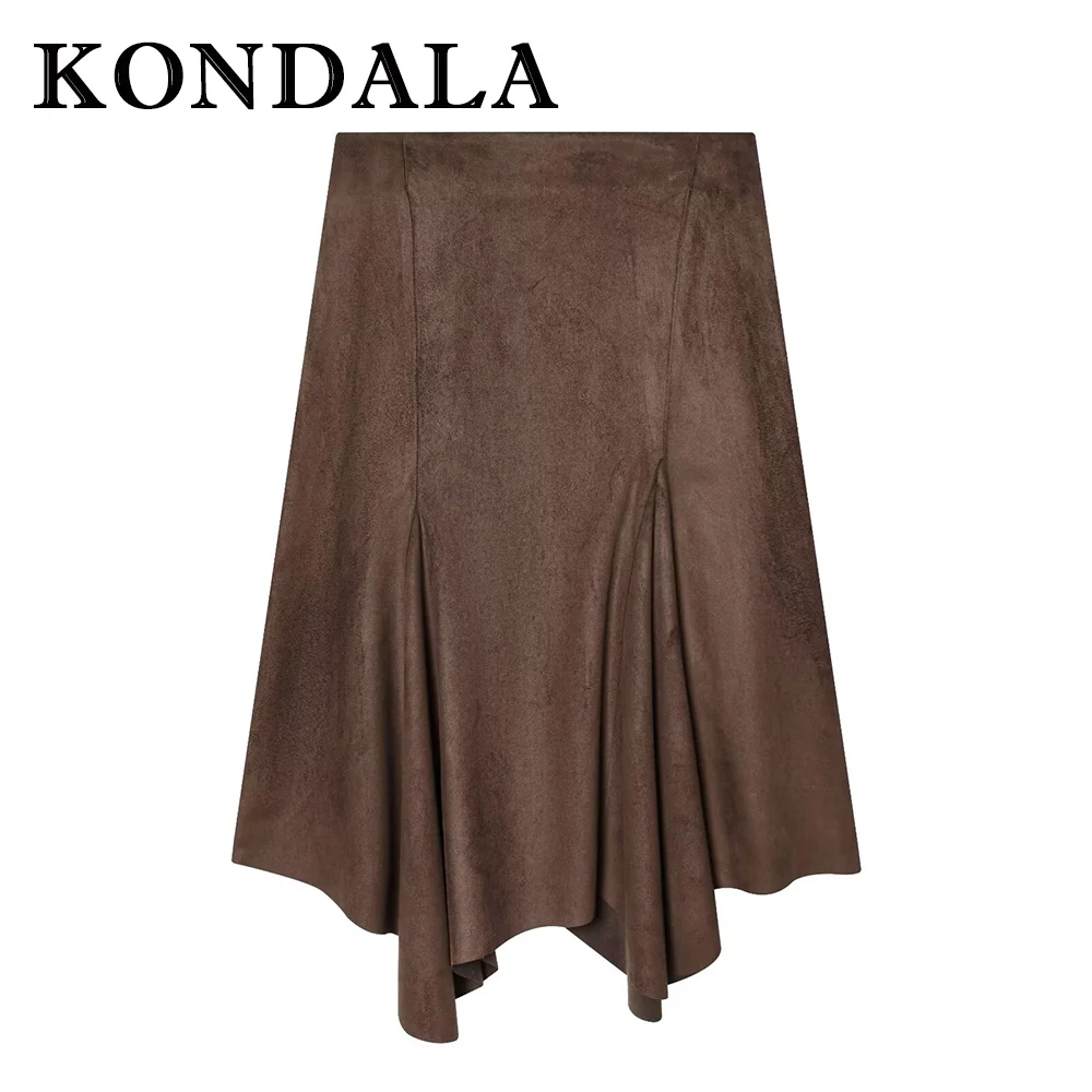 KONDALA винтажная коричневая плиссированная элегантная асимметричная осенняя длинная юбка, модная осенняя уличная одежда 2025 года, современная шикарная женская юбка трапециевидной формы
KONDALA винтажная коричневая плиссированная элегантная асимметричная осенняя длинная юбка, модная осенняя уличная одежда 2025 года, современная шикарная женская юбка трапециевидной формы