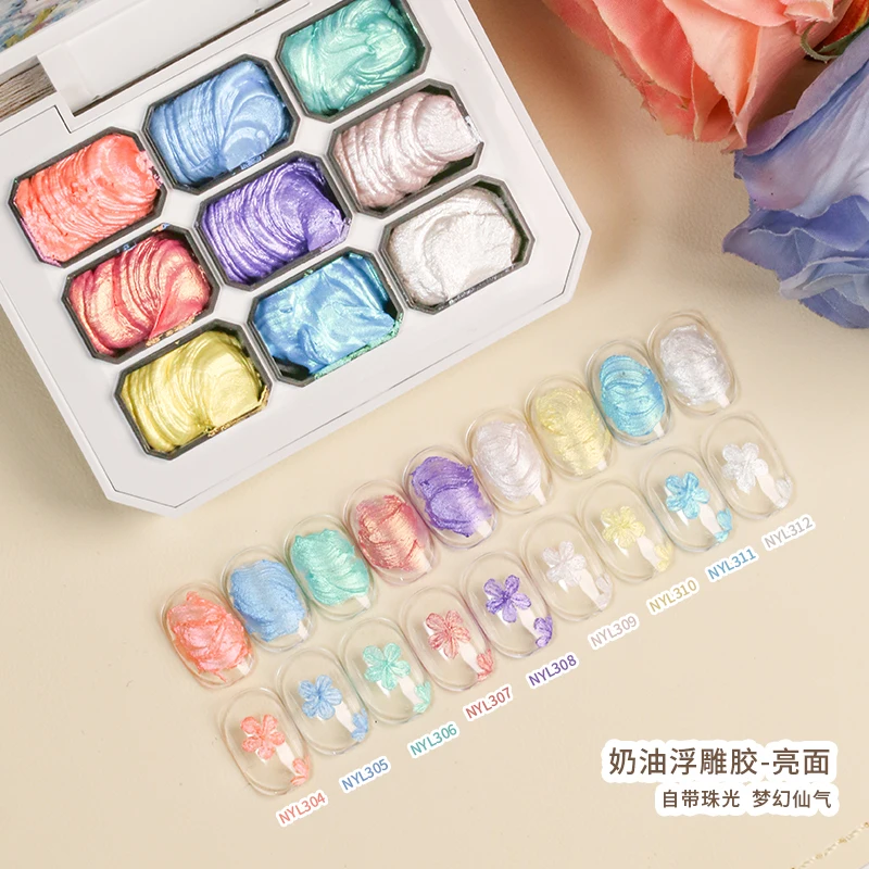 Mocmaki 9 Colors Macaroon Pat Painting Gel 4 In 1 Used For Gradient Nail Stamping UV LED Manicure Oil Painting Nail Salon Korean
Mocmaki 9 Colors Macaroon Pat Painting Gel 4 In 1 Used For Gradient Nail Stamping UV LED Manicure Oil Painting Nail Salon Korean
