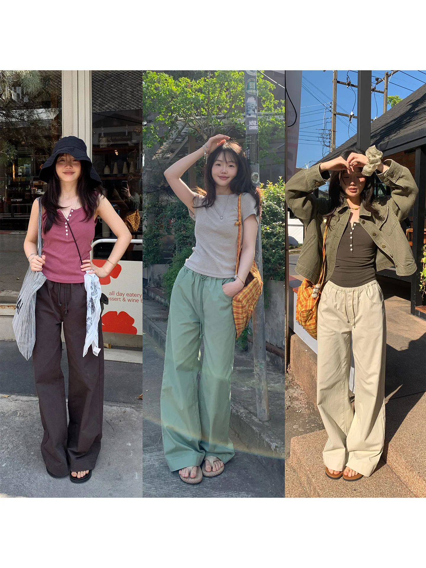 Low Waist Cotton Elastic Waist Straight Leg Pants Women's Faion Spring 2026 Korean Sle Versatile Casual Trousers
Low Waist Cotton Elastic Waist Straight Leg Pants Women's Faion Spring 2026 Korean Sle Versatile Casual Trousers