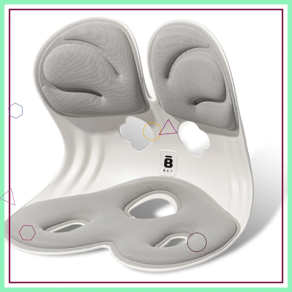 Ergonomic Seat Cushion Chair Pad with Lumbar Support for Office Home Use
Ergonomic Seat Cushion Chair Pad with Lumbar Support for Office Home Use