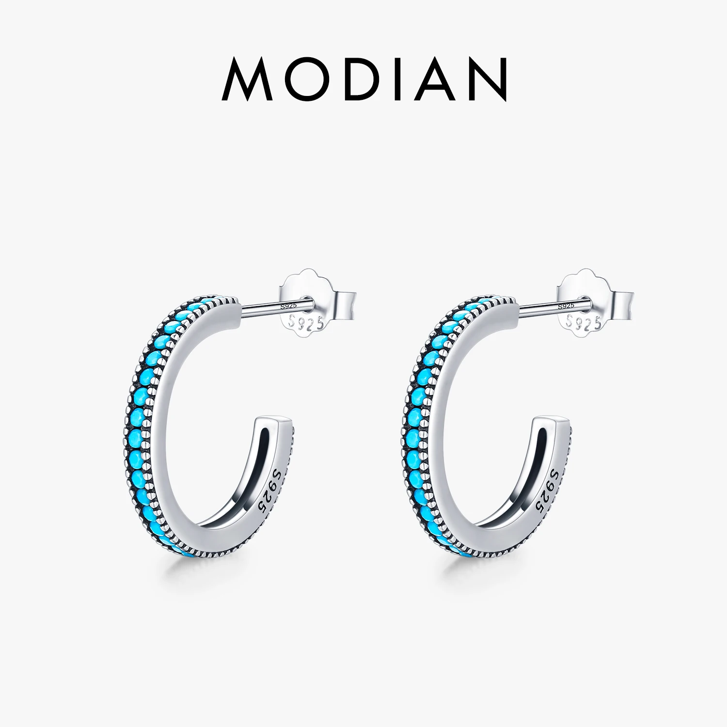 Modian 100% стерлингового серебра 925 пробы, круглые винтажные элегантные женские серьги-гвоздики из натуральной бирюзы для женщин, ювелирные изделия Brincos
Modian 100% стерлингового серебра 925 пробы, круглые винтажные элегантные женские серьги-гвоздики из натуральной бирюзы для женщин, ювелирные изделия Brincos