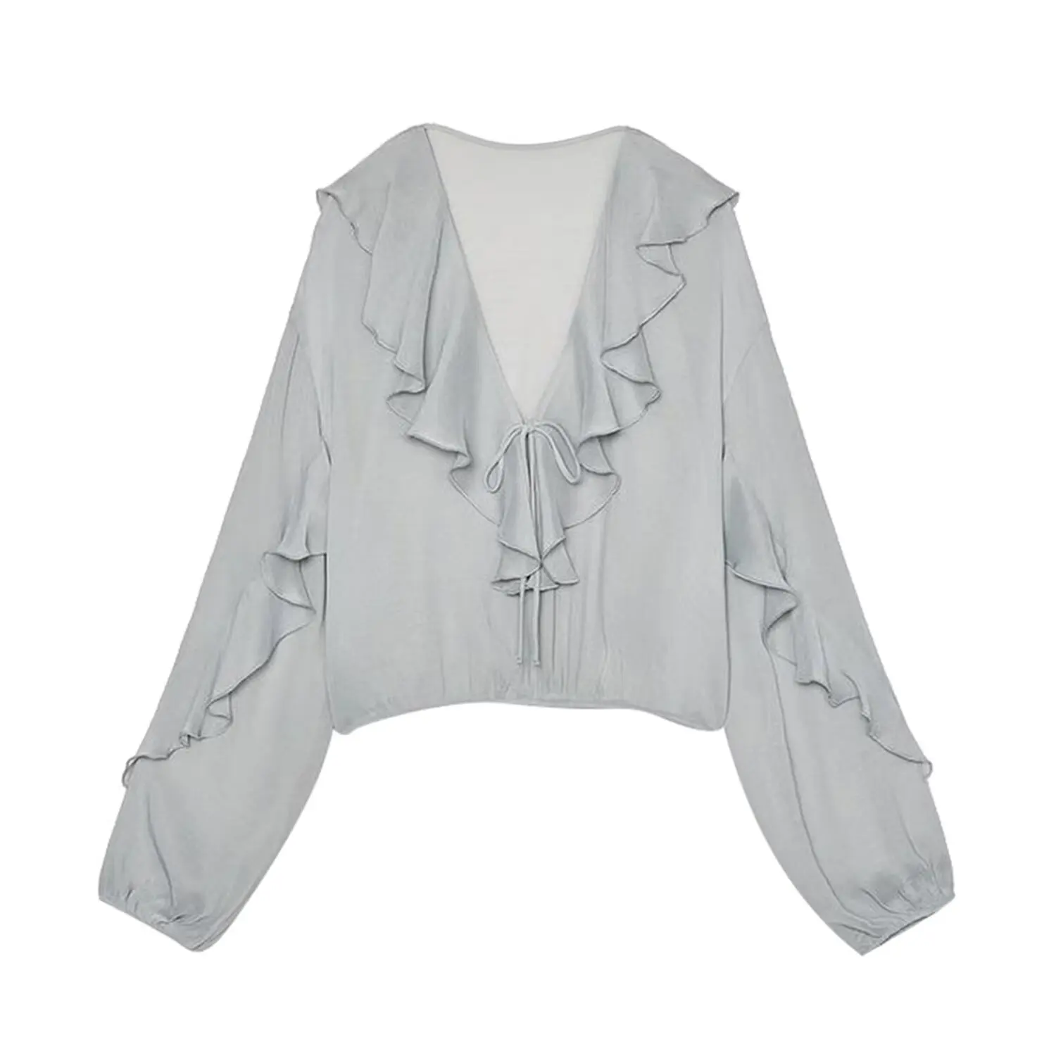 Новый женский однотонный многослойный декор с драпировкой и v-образным вырезом, длинный топ све, свободный крой, защита от ультрафиолета, весна 2025 г.
Новый женский однотонный многослойный декор с драпировкой и v-образным вырезом, длинный топ све, свободный крой, защита от ультрафиолета, весна 2025 г.