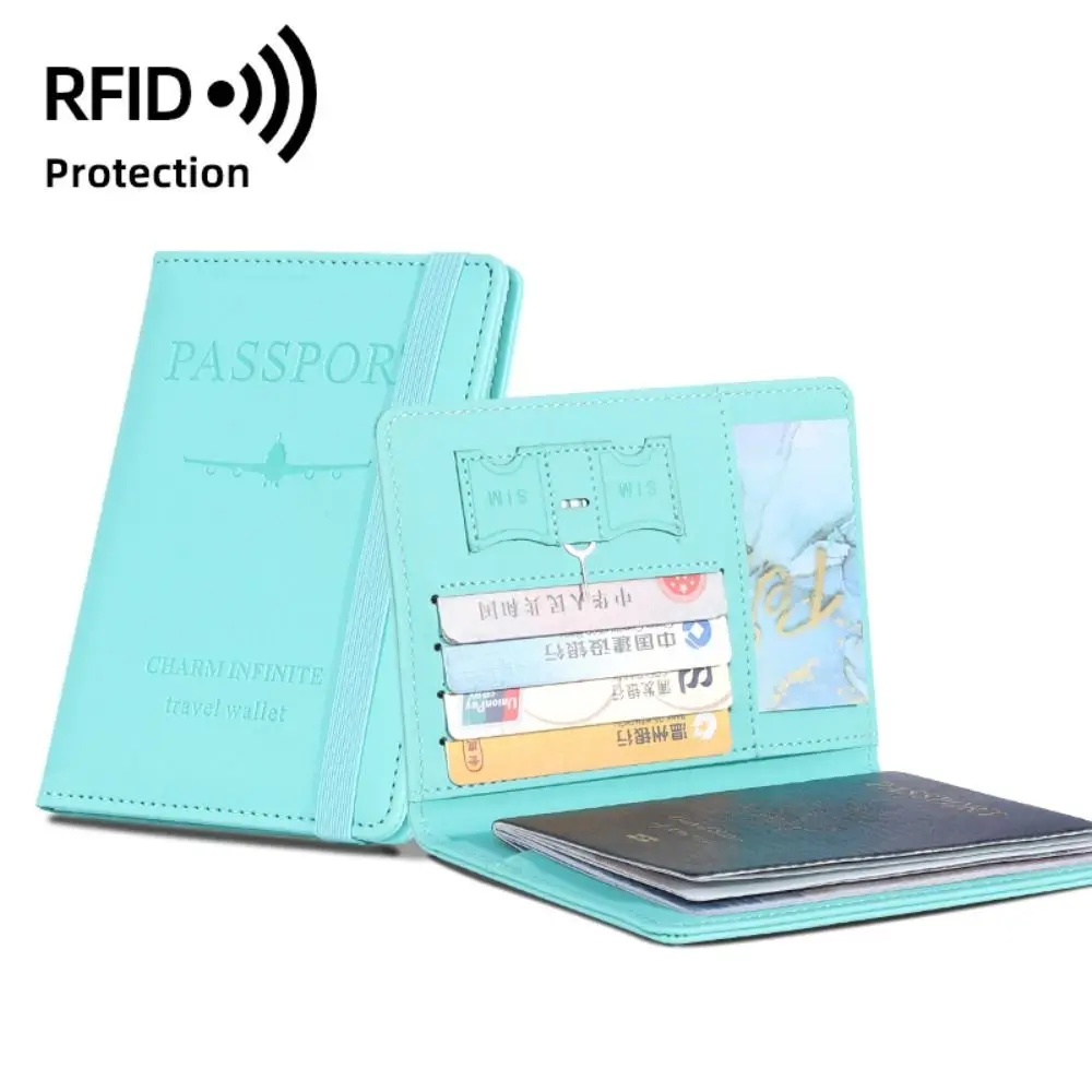 With RFID PU Leather Passport Holder Travel Wallet Passport Package Passport Protective Cover Airplane Check-in
With RFID PU Leather Passport Holder Travel Wallet Passport Package Passport Protective Cover Airplane Check-in