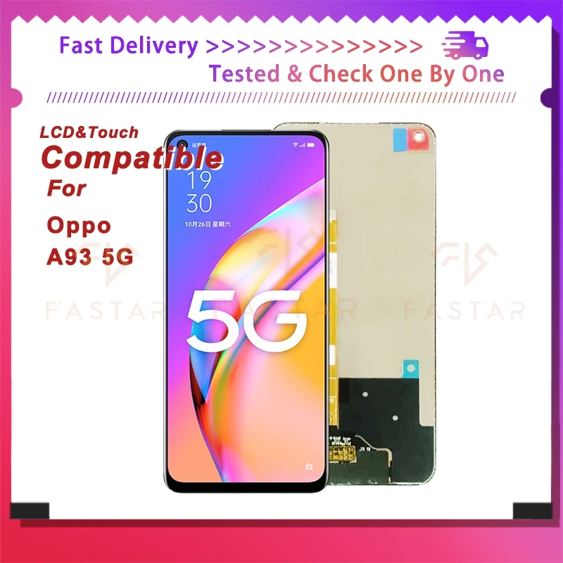 A93 5G 6.5"Tested For Oppo A93 5G LCD Display Touch Digitizer Assembly Replacement Parts Parts Screen Oppo A93 5G lcd
A93 5G 6.5"Tested For Oppo A93 5G LCD Display Touch Digitizer Assembly Replacement Parts Parts Screen Oppo A93 5G lcd