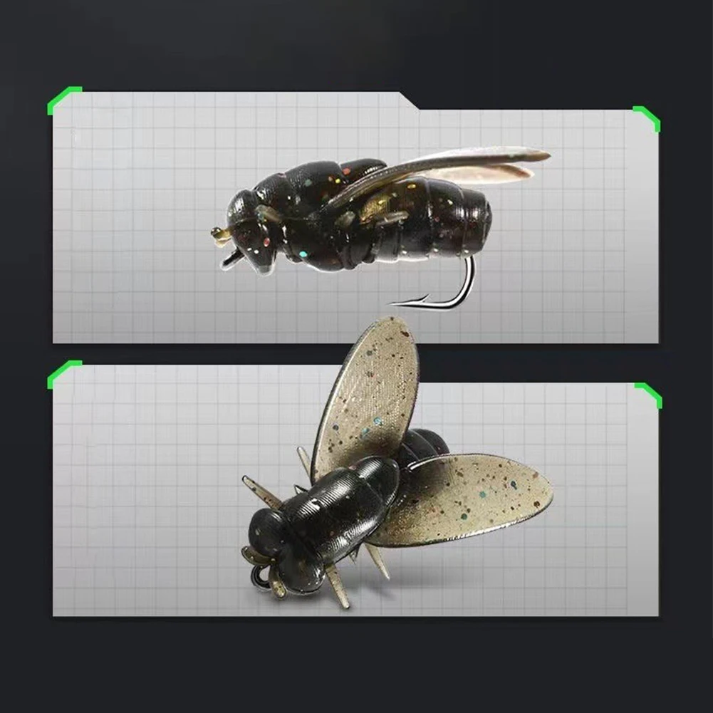 20Pcs Fly Fishing Flies Kit Rubber Fly Fishing Lures Lifelike Soft Plastic Lures Barbed Hooks For Bass Trout Salmon Attractant
20Pcs Fly Fishing Flies Kit Rubber Fly Fishing Lures Lifelike Soft Plastic Lures Barbed Hooks For Bass Trout Salmon Attractant